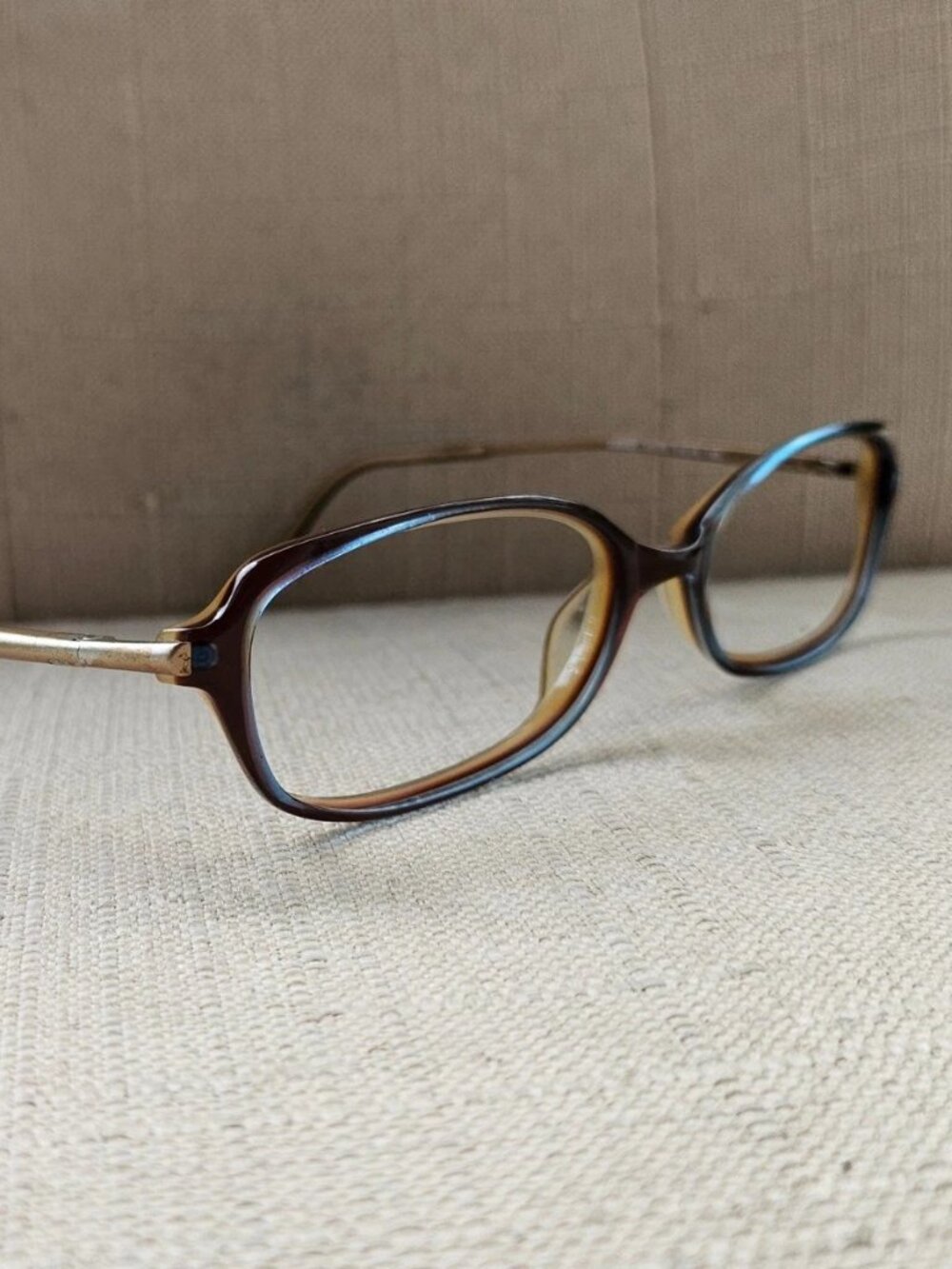 Vintage Anne Klein Women Eyeglasses Frame AK8023 Eyewear Glasses Brown